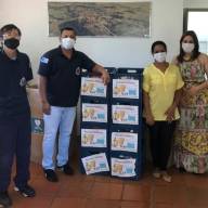 Corpo Funcional do CDP de Lavínia doou alimentos para Prefeitura Municipal de Lavínia