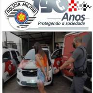 Polícia Militar de Araçatuba prende olheira do tráfico do bairro São José por fazer live em apologia ao crime