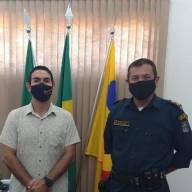 Comandante do 2º BPM visita o Prefeito de Selvíria/MS