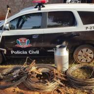 Polícia Civil de Murutinga do Sul recupera na zona rural objetos furtados no valor de R$ 33.225,00