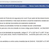 Servidora faz denúncias sobre falta de condições de trabalho e Prefeitura de Andradina instaura sindicância