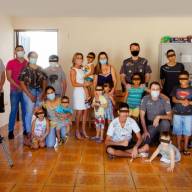Crianças e adolescentes do Abrigo Municipal recebem a visita da Polícia Militar de Andradina