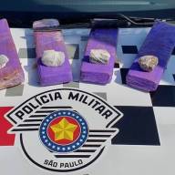 Polícia Militar de Pereira Barreto localiza 3,240 kg de maconha em terreno baldio no bairro Jardim Paraíso