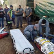 Maquinista disse que homem deitou sobre os trilhos e foi atropelado pelo Trem em Andradina