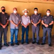Visita do Comando do 28° BPM/I ao Prefeito Municipal de Nova Independência, Sr. Fernando Macchi Santana