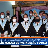 Em Castilho A∴R∴L∴S∴ Cavalheiros de Andradina Nº 3.715 Sessão Magna de Instalação e Posse