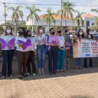 Vereadoras de Três Lagoas participam de ato alusivo ao Agosto Lilás