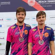 Irmãos andradinenses Bentivoglio se tornam vice no Brasileiro de Beach Tennis