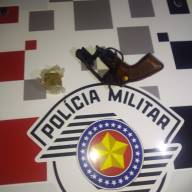 Polícia Militar de Andradina prendeu morador da rua Maranhão por disparo de arma de fogo