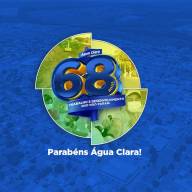 ÁGUA CLARA COMPLETA 68 ANOS HOJE, 8 DE FEVEREIRO