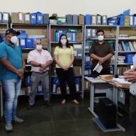 Prefeito de Castilho visita Secretaria de Obras para apresentar novo titular da Pasta o engenheiro Ernaldo Calvoso