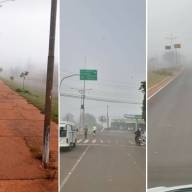 Na terça feira Água Clara amanheceu com frio de 7,4 graus