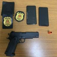 Polícia Civil de Araçatuba apreende distintivo e pistola de airsoft com falso policial penal