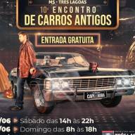 Em Três Lagoas 10º Encontro de Carros Antigos é neste sábado e domingo (18 e 19)
