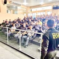 EM ANDRADINA PALESTRAS SOBRE POLICIAMENTO EM RODOVIAS E EM FRONTEIRAS CONTOU COM A PRESENÇA DO COMANDANTE DO DOF DE MS