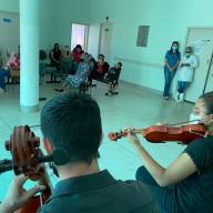 Pacientes do Hospital de Castilho parabenizam a 6ª edição do programa Música Salva