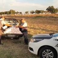 Polícia Rodoviária prende dois homens transportando milhares de maços de cigarros na  Marechal Rondon em Castilho
