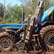 Tratorista é salvo por milagre de acidente com trator em Castilho