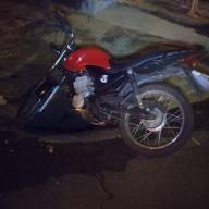 Motociclista gravemente ferido em acidente no bairro Benfica em Andradina
