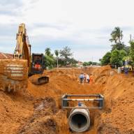 Obras da Avenida Custódio Andries continuam avançando em Três Lagoas