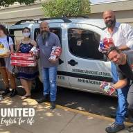 United entrega produtos de campanha em prol do Asilo São Vicente de Paula de Andradina
