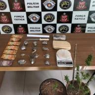 Força Tática de Araçatuba não para e detém menores com tijolos de pasta base e maconha