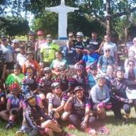 Em Andradina Pedal do Bem arrecada alimentos para o Recanto do Senhor Jesus