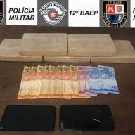 12º BAEP prendeu morador de São Paulo com 5 kg de cocaína, alvo de combate ao crime Rodoviária de Birigui