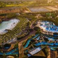 Montanha-russa começa a ser montada no Parque Acqualinda em Andradina