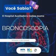 Você sabia que o Hospital Auxiliadora de Três Lagoas realiza exame de Broncoscopia?