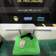 Polícia Civil prende traficante que vendia drogas perto de escola em Três Lagoas