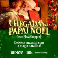 Em Andradina a Magia do Natal no Oeste Plaza Shopping! ✨