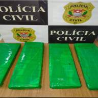 DISE de Araçatuba prendeu traficante com 04 tijolos de maconha, alvo de investigação bairro Beatriz