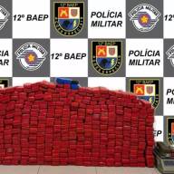 BAEP prende homem e apreende mais de 400 tijolos de maconha em Araçatuba