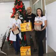 Cunzolo Guindastes e Plataformas de Três Lagoas doou cestas natalinas ao Hospital Auxiliadora
