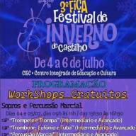 Definida a programação do 3º Festival de Inverno de Castilho