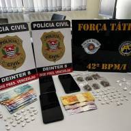 POLÍCIA CIVIL DE PRESIDENTE VENCESLAU PRENDE 03 PESSOAS POR TRÁFICO DE DROGAS
