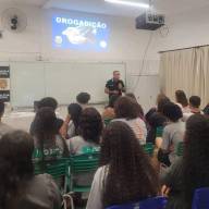 POLÍCIA CIVIL REALIZA PALESTRA SOBRE PREVENÇÃO AO USO DE DROGAS EM ESCOLA DO PROGRAMA DE ENSINO INTEGRAL EM SÃO JOÃO DO PAU D'ALHO