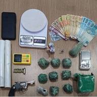Força Tática de Andradina prende homem por tráfico de drogas e posse irregular de arma de fogo no Jardim Europa