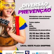 Prefeitura de Andradina e Firb realizam campanha contra ISTs no Oeste Plaza Shopping