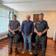Prefeito de Tupi Paulista recebe Comandante Interino do 25º BPM/I de Dracena