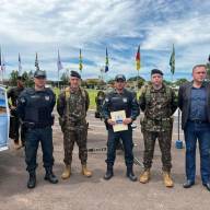 Comandante do 2º BPM é homenageado na 3ª Bateria de Artilharia Antiaérea de Três Lagoas