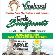 Comitiva Poeira Alta de Nova Independência pede doações para evento em Prol da APAE de Andradina