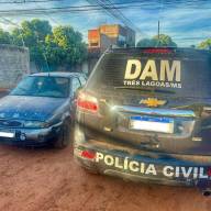 DAM de Três Lagoas cumpre mandado de prisão e autua suspeito por embriaguez ao volante