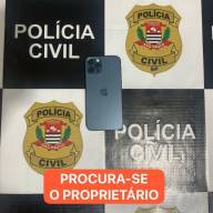 Polícia Civil de Mirandópolis procura dono de celular recuperado em trabalho investigativo