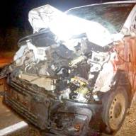 Furgão de funerária de Andradina é destruído em acidente em Catalão/GO