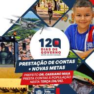 Prefeitura de Três Lagoas convida os moradores para evento dos 120 dias do Governo