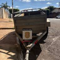 POLÍCIA CIVIL RECUPERA CARRETINHA REBOQUE ENVOLVIDA EM CASO DE APROPRIAÇÃO INDÉBITA EM JUNQUEIRÓPOLIS