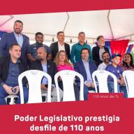 Poder Legislativo prestigia o desfile cívico do aniversário de 110 anos de Três Lagoas