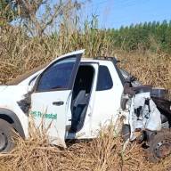 Acidente na rodovia Federal BR 262 em Água Clara